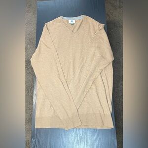 Old Navy Men's V-Neck Sweater in Light Brown